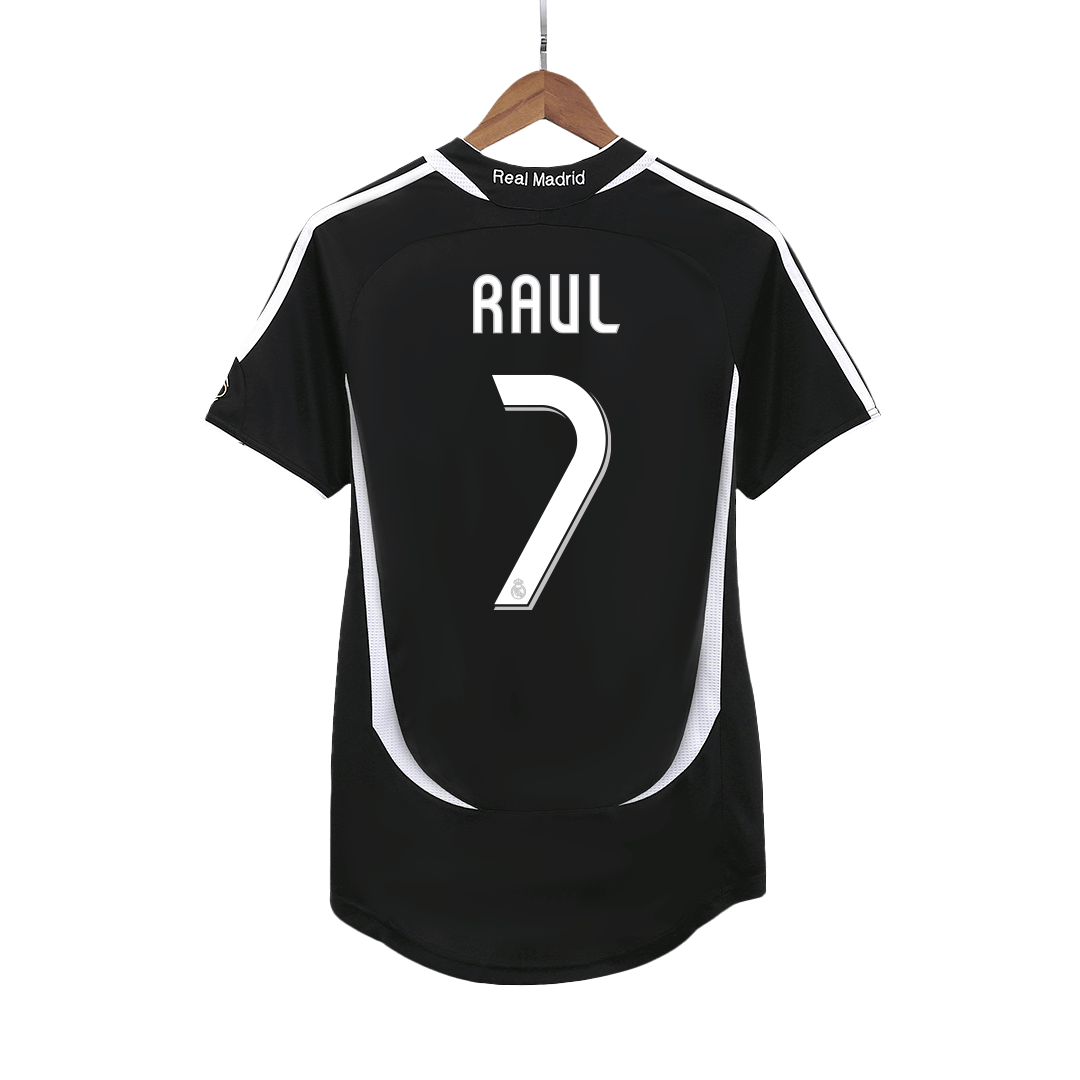 RAUL #7 Ρετρό φανέλα Ρεάλ Μαδρίτης Εκτός έδρας ποδοσφαιρική φανέλα 2006/07
