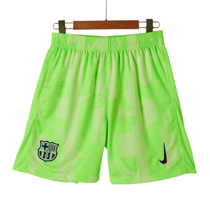 Barcelona Third Away Soccer Jersey Kit(Jersey+Shorts) 2024/25 - UCL (Spotify Logo Without Text)