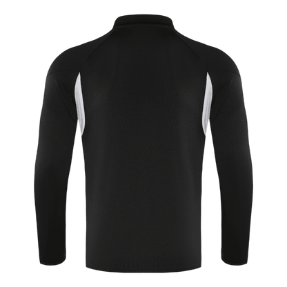 Real Madrid 1/4 Zip Tracksuit 2025/26 Black