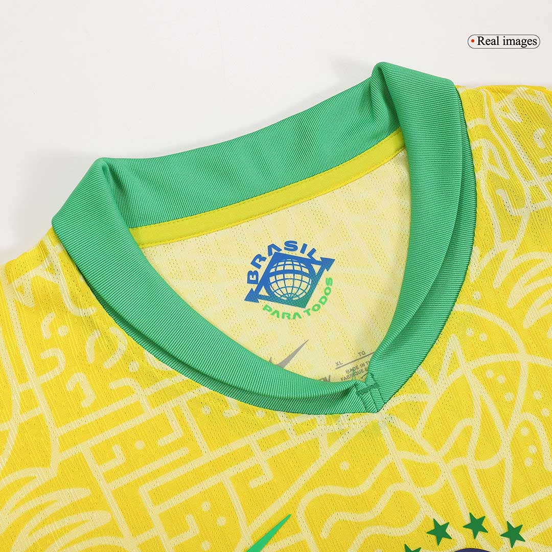 Αυθεντική φανέλα ποδοσφαίρου Jersey Brazil Brazil 2024