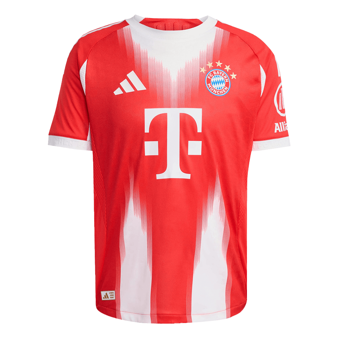 Αυθεντική ποδοσφαιρική φανέλα Bayern Munich για την εντός έδρας σεζόν 2025/26, κόκκινη
