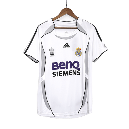 SERGIO RAMOS #4 Ρετρό φανέλα Ρεάλ Μαδρίτης εντός έδρας ποδοσφαίρου 2006/07