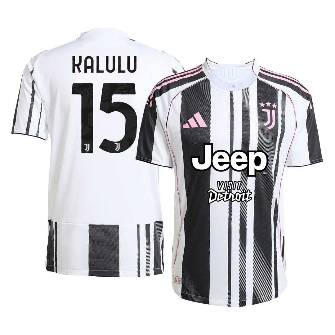 KALULU #15 Juventus Home Player Version Jersey 2025/26