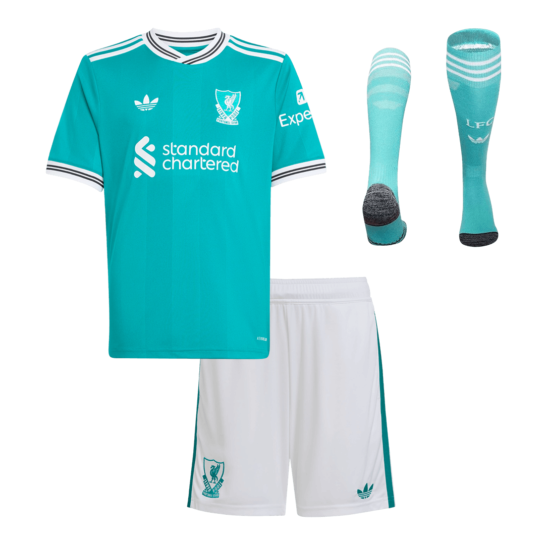 Παιδικές εμφανίσεις ποδοσφαίρου Liverpool Custom Third Away 2025/26