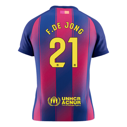 Μπαρτσελόνα φανέλα Εντός 2025/26 F.DE JONG #21 - Premium