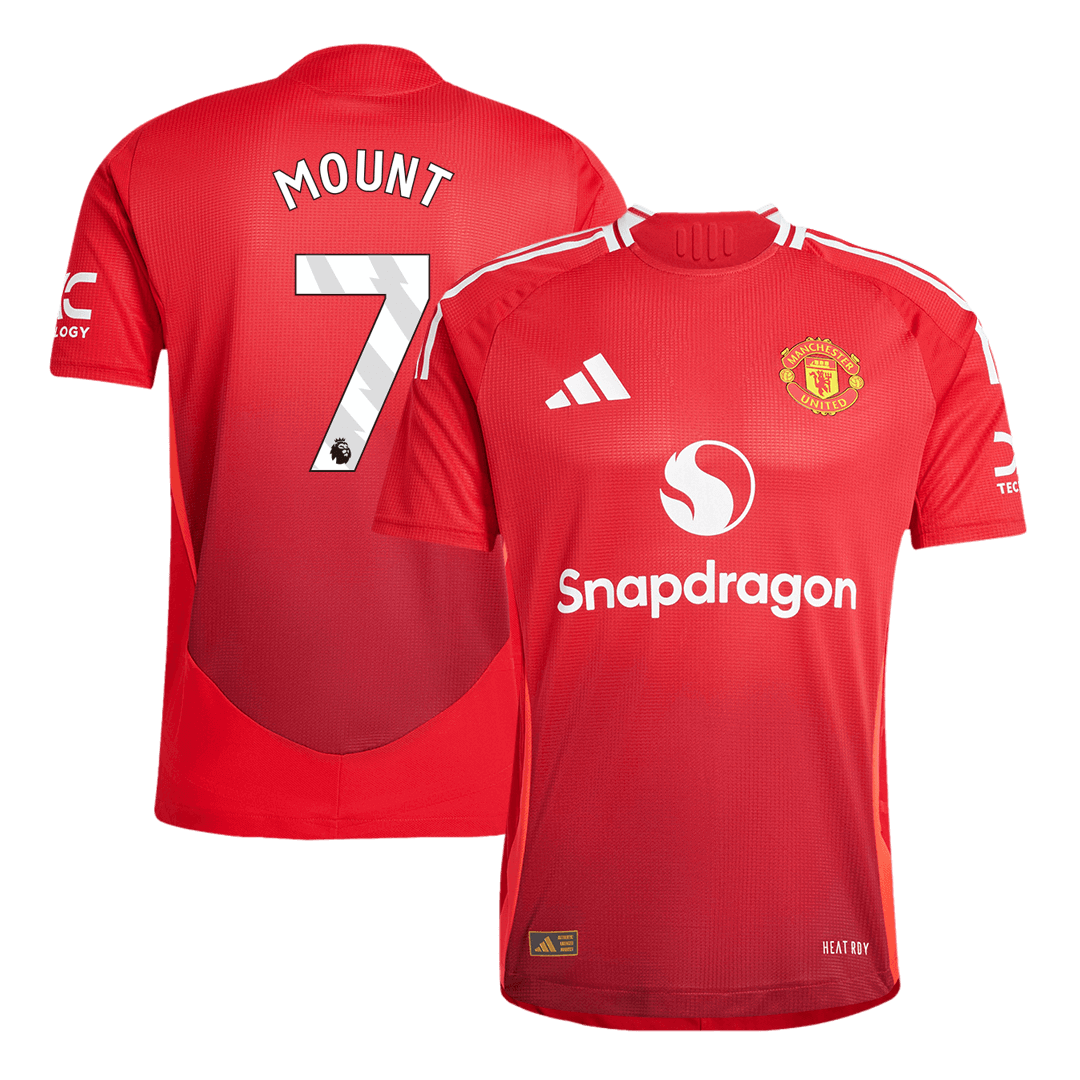 Αυθεντική φανέλα MOUNT #7 Soccer Jersey Manchester United 2024/25
