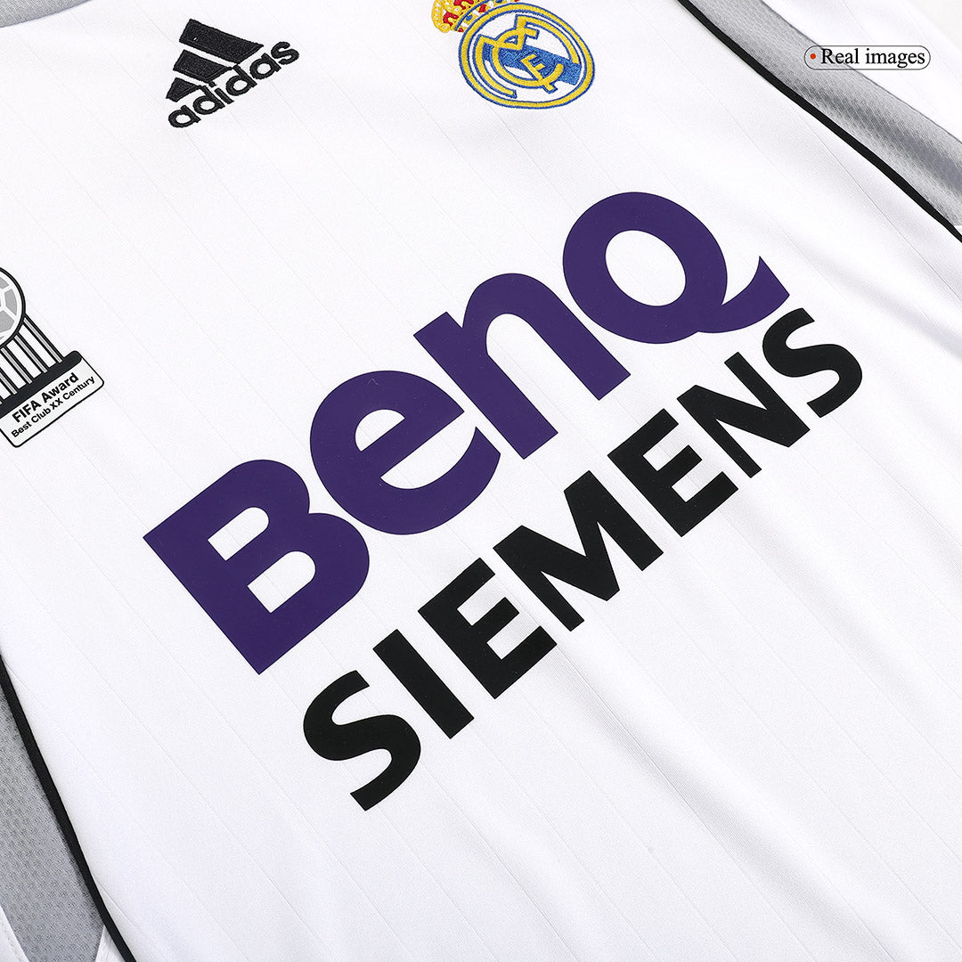 SERGIO RAMOS #4 Ρετρό φανέλα Ρεάλ Μαδρίτης εντός έδρας ποδοσφαίρου 2006/07