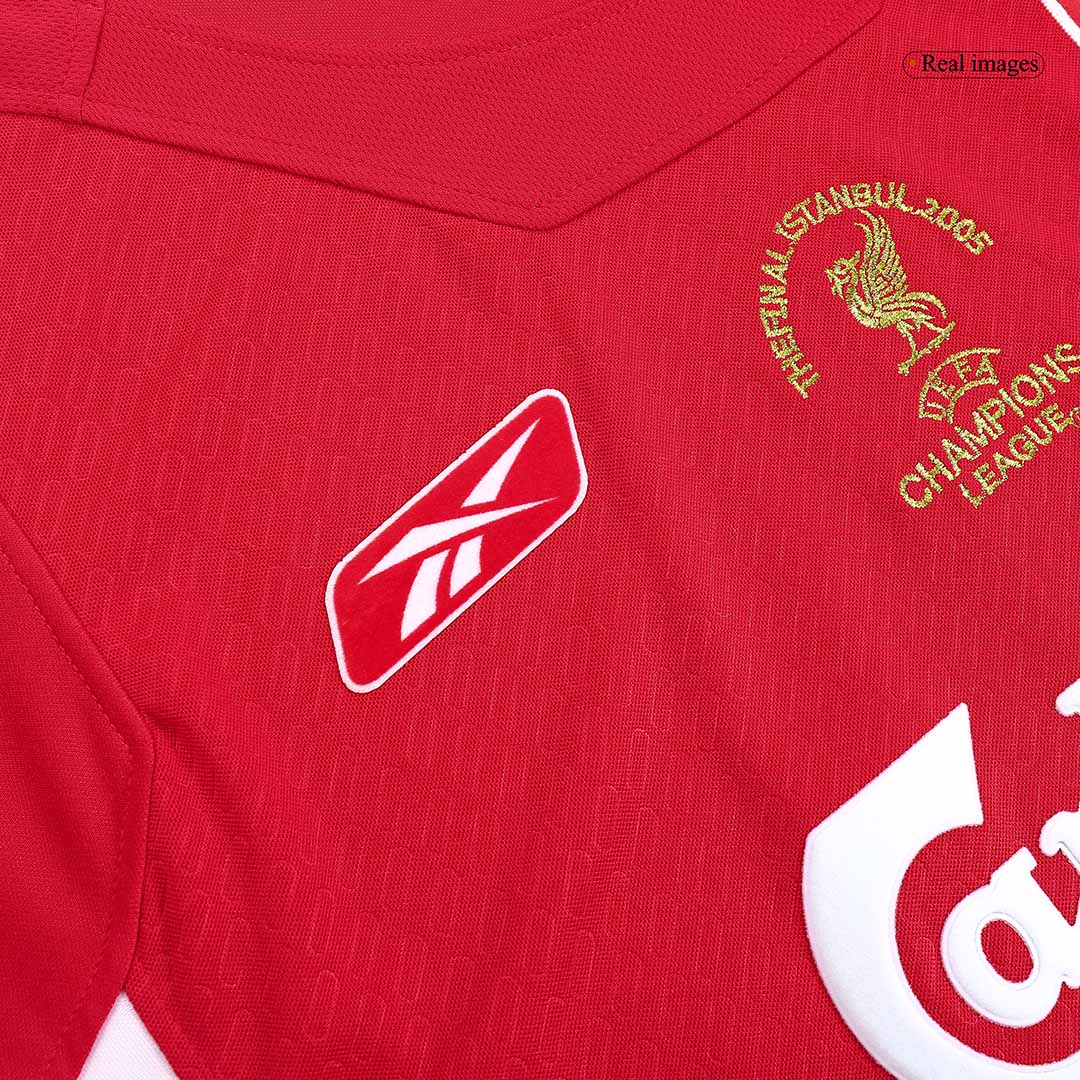 Ποδοσφαιρική μπλούζα ρετρό Τζέρσεϊ Liverpool 2005 - UCL