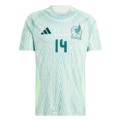 CHICHARITO #14 Mexico Soccer Jersey Away Custom Shirt 2024