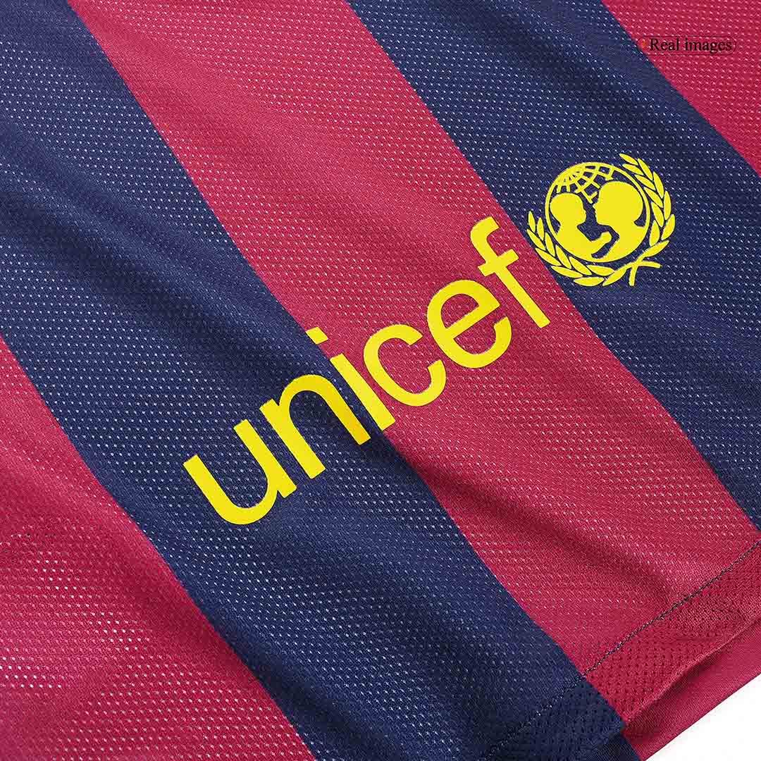 NEYMAR JR #11 Barcelona Retro Jersey Home Soccer Shirt 2014/15