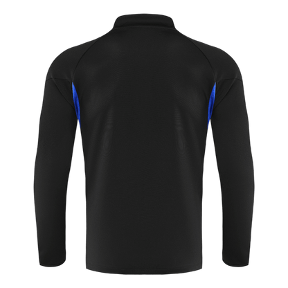 Manchester United 1/4 Zip Tracksuit 2025/26 Kids Black