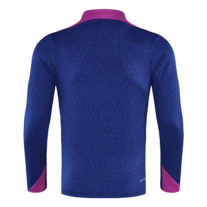 Barcelona 1/4 Zip Tracksuit 2025/26 Navy