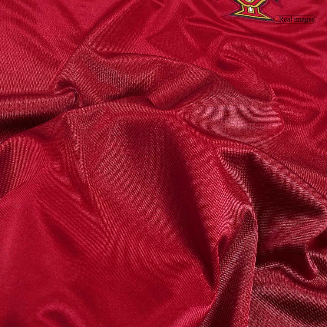 Retro 1999 Portugal Home Soccer Jersey
