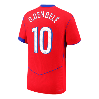 O.DEMBÉLÉ #10 PSG Third Away Authentic Soccer Jersey 2025/26
