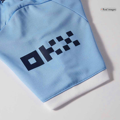 RODRIGO #16 Μάντσεστερ Σίτι Home Soccer Jersey 2025/26 Blue