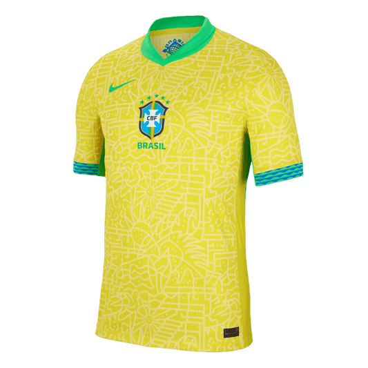 Αυθεντική φανέλα ποδοσφαίρου Jersey Brazil Brazil 2024
