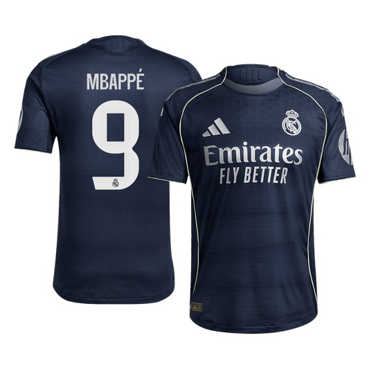 MBAPPÉ #9 Αυθεντική ποδοσφαιρική φανέλα Ρεάλ Μαδρίτης εκτός έδρας 2025/26