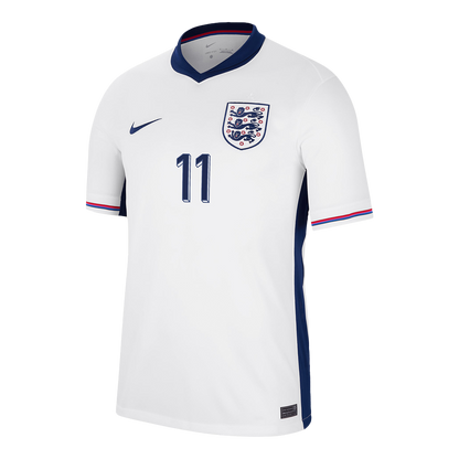 Men's FODEN #11 England Home Soccer Jersey Shirt 2024