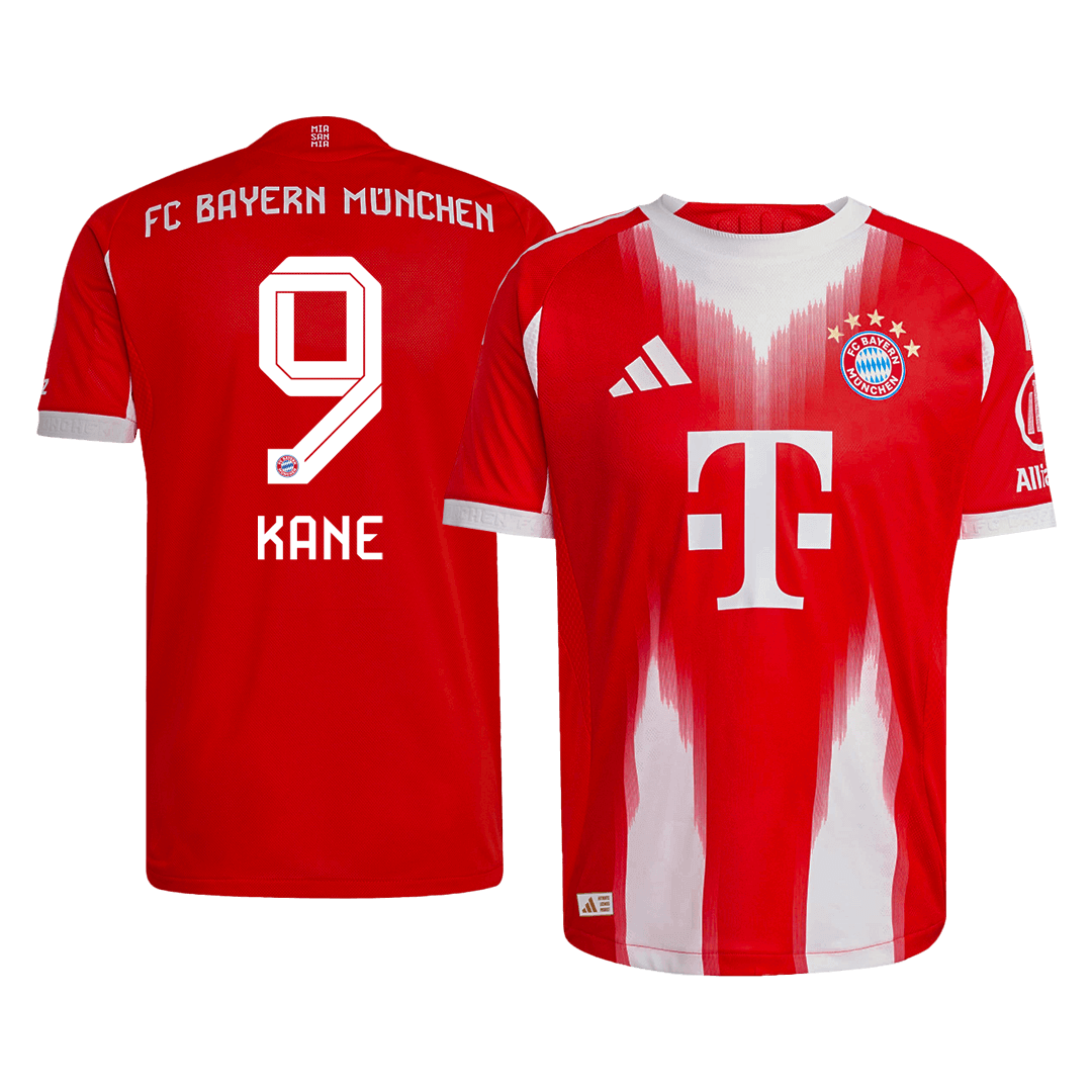 KANE #9 Bayern Munich Αρχική Αυθεντική Φανέλα Ποδοσφαίρου 2025/26
