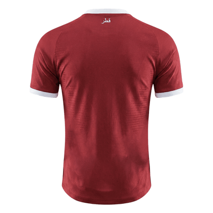 Player Version Qatar Home Soccer Jersey World Cup 2026 Red