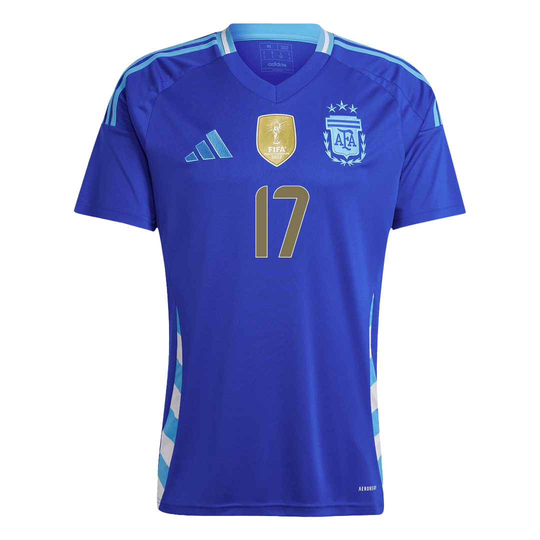 GARNACHO #17 Προσαρμοσμένη φανέλα Argentina Soccer Jersey Away 2024