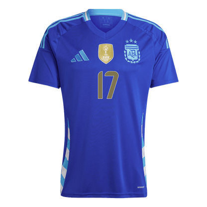 GARNACHO #17 Προσαρμοσμένη φανέλα Argentina Soccer Jersey Away 2024