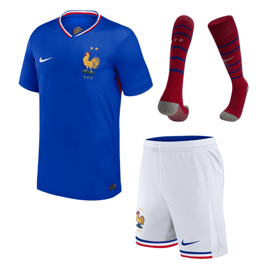 Kids France Custom Euro Home Full ποδοσφαιρικά κιτ 2024