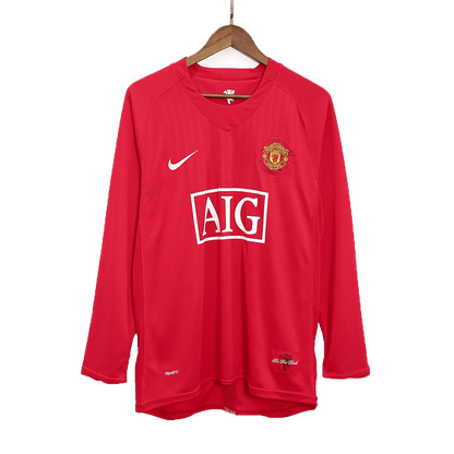 Retro Jersey ROONEY #10 Manchester United Retro Jersey Home Soccer Shirt 2007/08