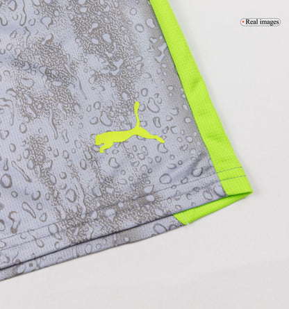 Παιδική Φανέλα Μάντσεστερ Σίτι Τρίτης Εμφάνισης (Φανέλα+Σορτς+Κάλτσες) 25/26 Γκρι