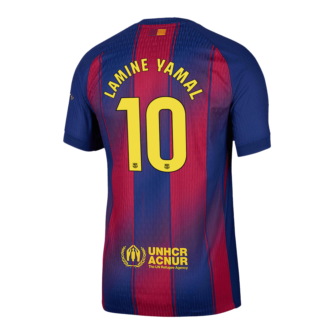 Μπαρτσελόνα φανέλα Εντός 2025/26 LAMINE YAMAL #10 - Match Version