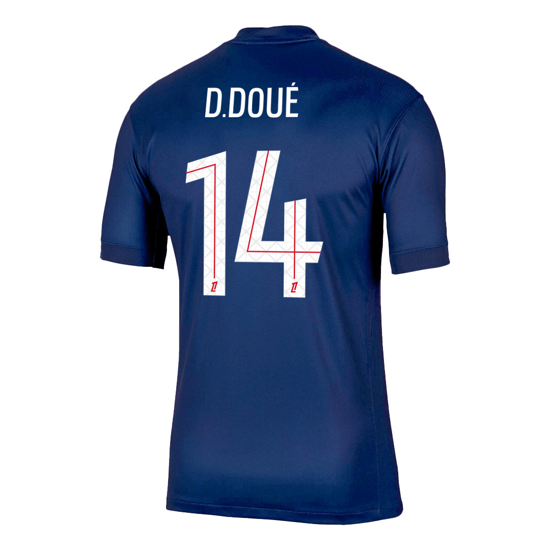 D.DOUÉ #14 PSG Εντός Έδρας Ποδοσφαιρική Φανέλα 2025/26