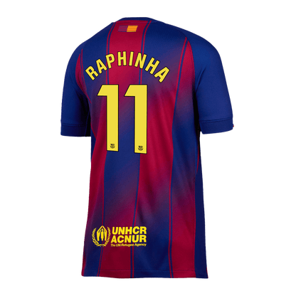 RAPHINHA #11 Εντός έδρας ποδοσφαιρική φανέλα της Μπαρτσελόνα 2025/26
