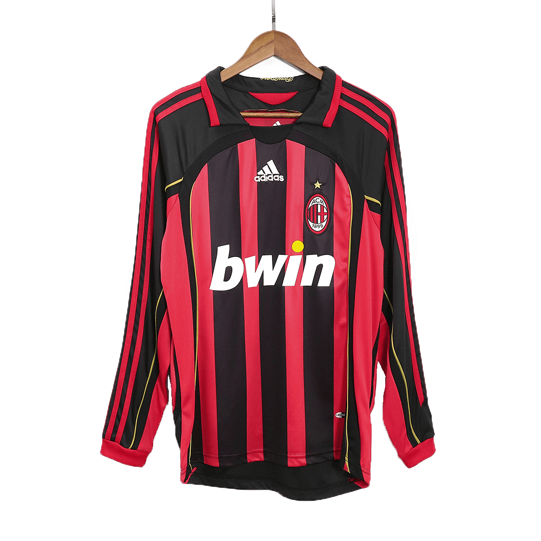 Μίλαν Ρετρό φανέλα μακρυμάνικη Εντός 2006/07 RONALDO #99