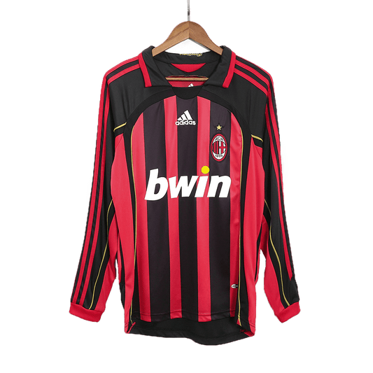 KAKA' #22 AC Milan Retro Jersey Home Soccer Shirt 2006/07