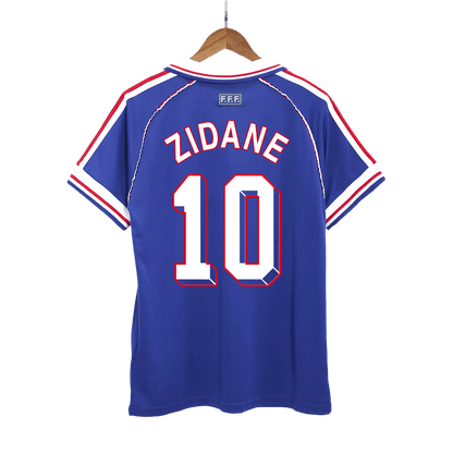 Ρετρό φανέλα με το Νο 10, ZIDANE, εντός έδρας Γαλλίας 1998