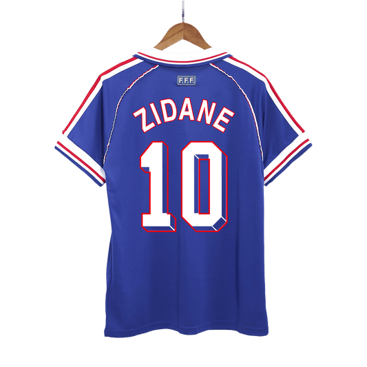Ρετρό φανέλα με το Νο 10, ZIDANE, εντός έδρας Γαλλίας 1998