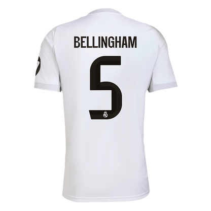 BELLINGHAM #5 Real Madrid Soccer Jersey Home Custom Shirt 2025/26