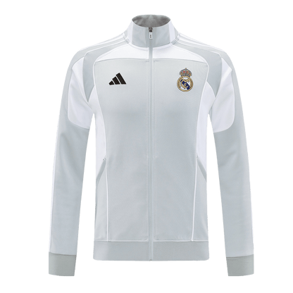 Real Madrid Home Track Jacket 2025/26 - Gray
