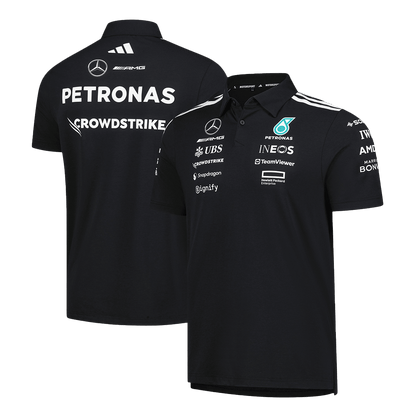 Mercedes AMG Petronas F1 2025 Team Polo Black