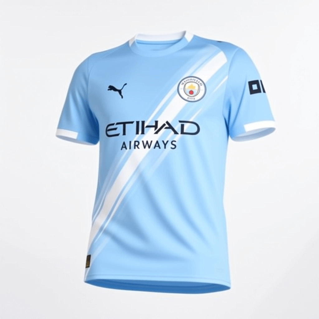 Authentic Manchester City Home Soccer Jersey 2025/26 Blue