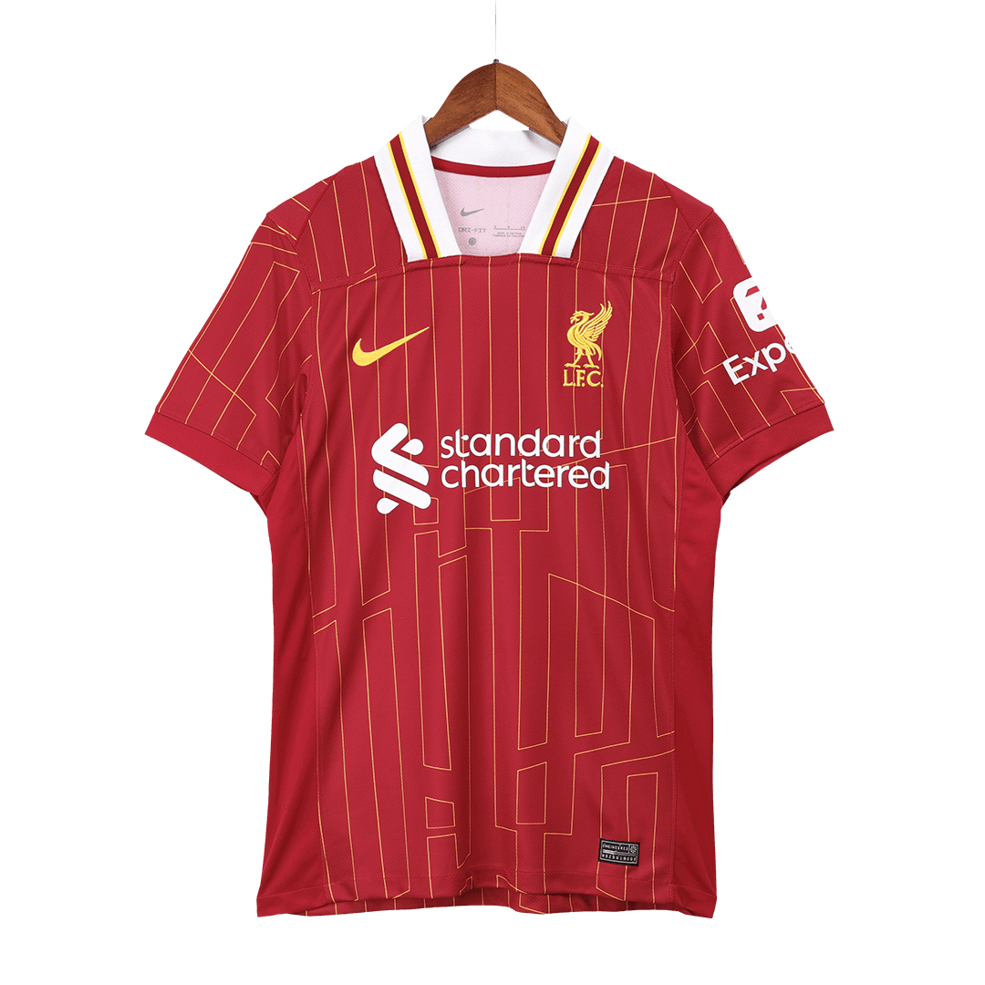 CHAMPIONS #20 Liverpool Home Soccer Jersey 2024/25 Red