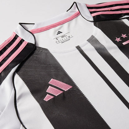 YILDIZ #10 Juventus Jeep x Visit Detroit Sponsor Home Soccer Jersey 2025/26 Black&White