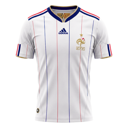 Retro Soccer Jersey France Away 2010
