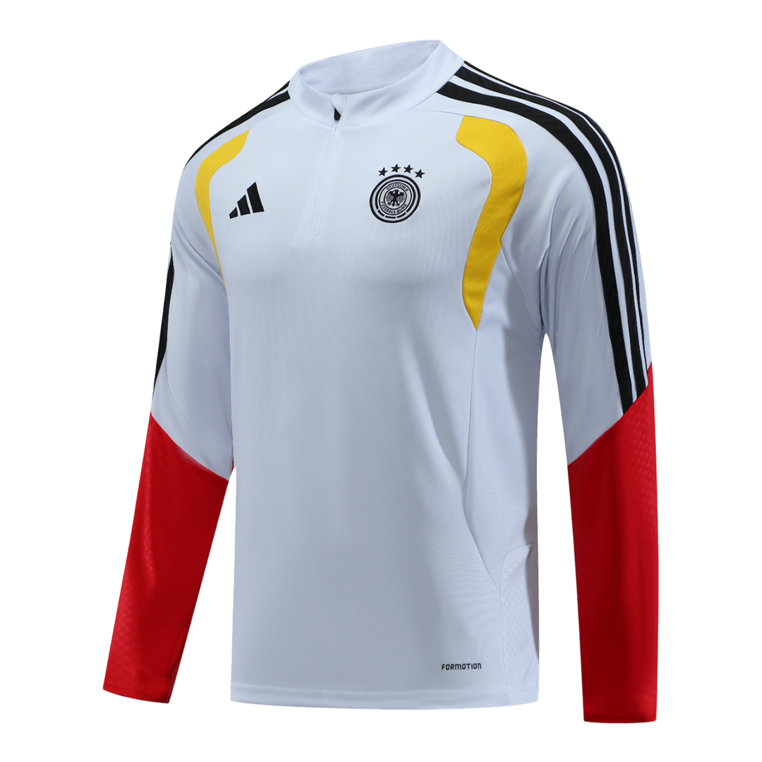 Kid's Germany Zipper Sweatshirt Kit(Top+Pants) 2026 White
