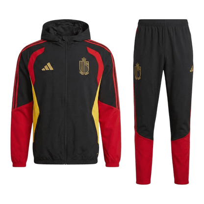 Belgium Hoodie Tracksuit 2026 Red&Black