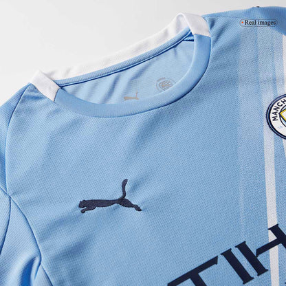 HAALAND #9 Manchester City Home Soccer Jersey 2025/26 Blue