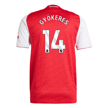 GYÖKERES #14 Arsenal Authentic Home Soccer Jersey 2025/26