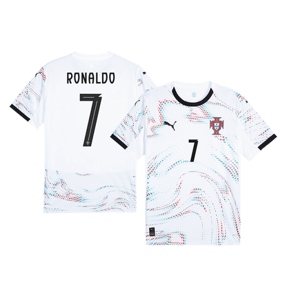 RONALDO #7 Πορτογαλία εκτός έδρας ποδοσφαίρου φανέλα 2025
