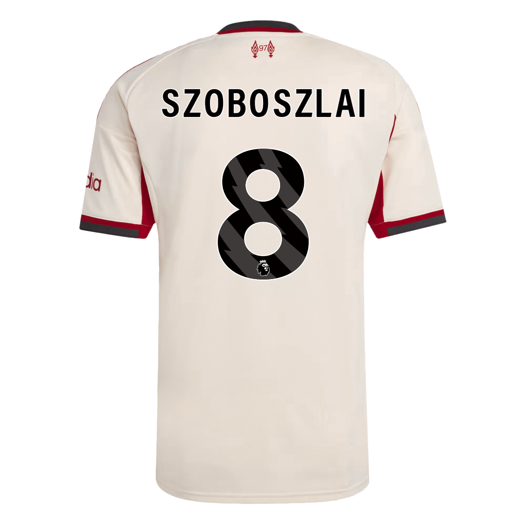 Λίβερπουλ φανέλα Εκτός 2025/26 SZOBOSZLAI #8