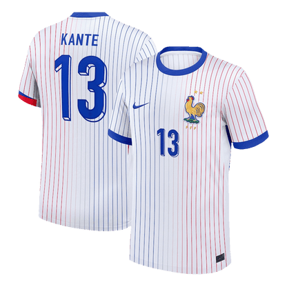 KANTE #13 France Away Soccer Jersey Euro 2024